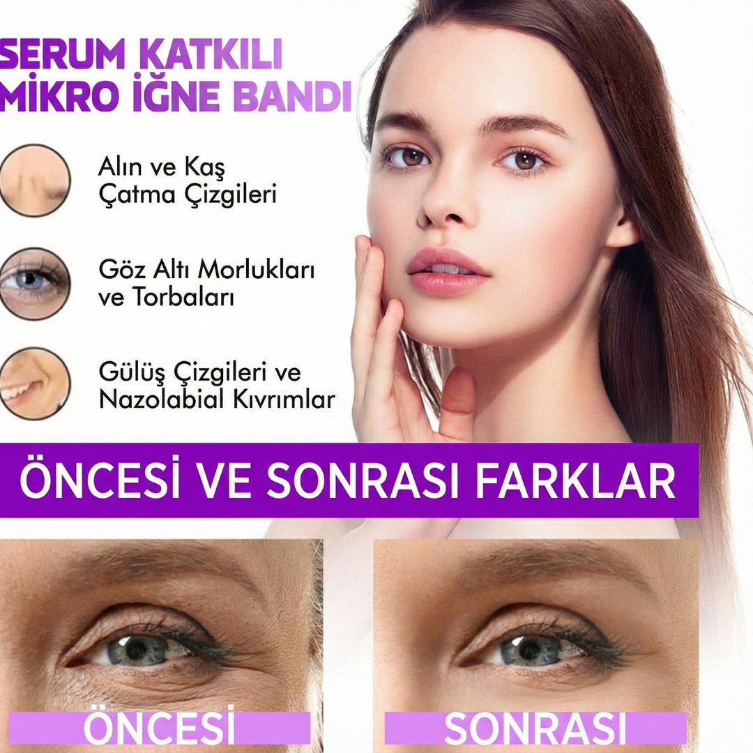 GlowEye Microneedle Göz Altı Bandı